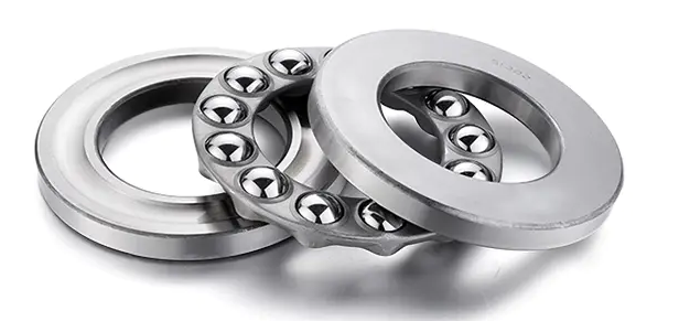 Why do double direction thrust ball bearings use a bidirectional setting?